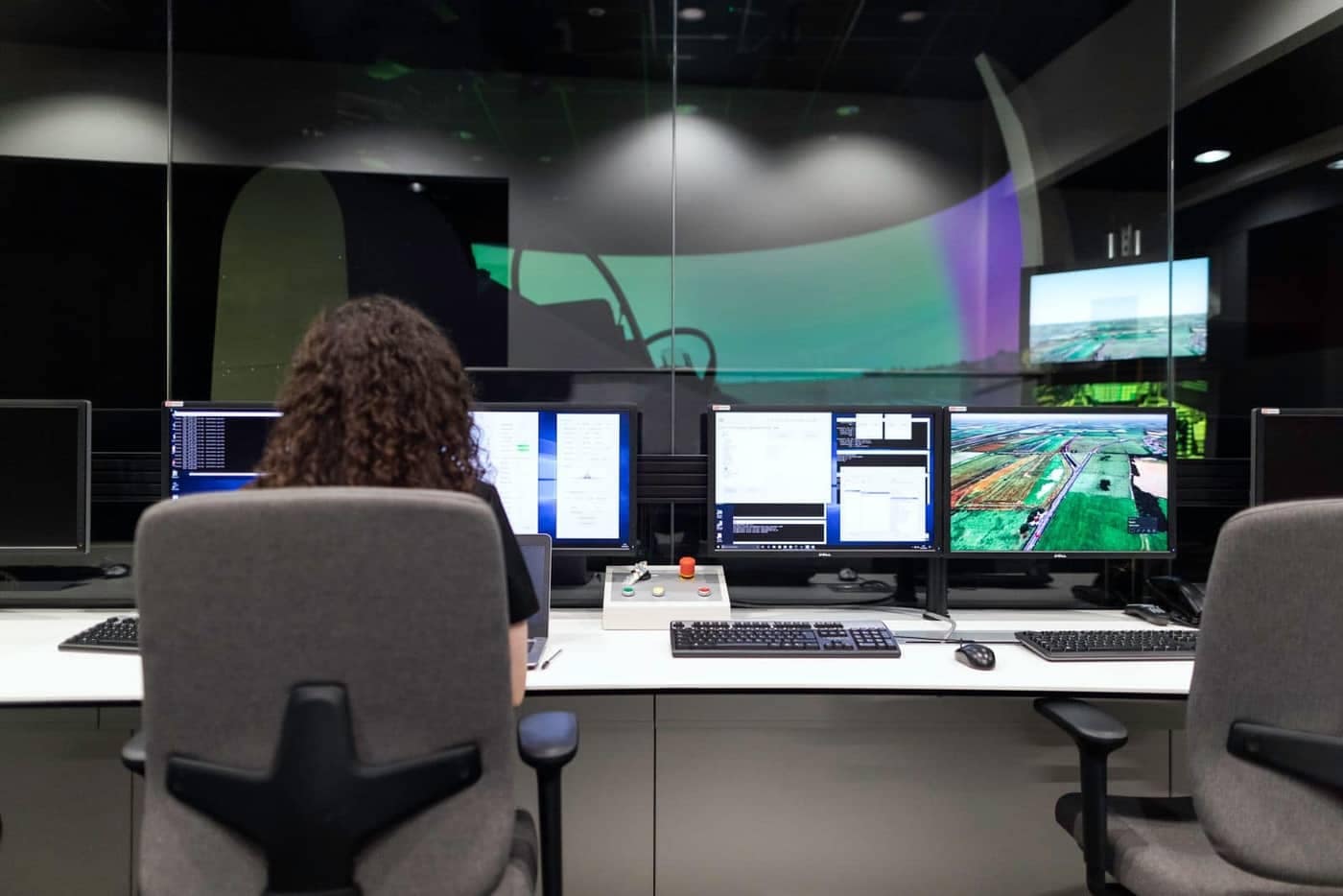 Operators watching live plant dashboards